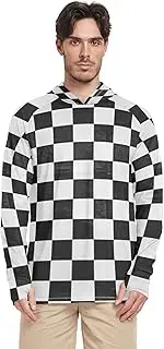 [Caihoyu] Men's sun shirt, long sleeves, LSF 50, quick drying, rashguard, sail