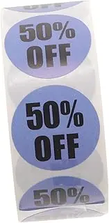 Angoily 1Roll Stickers Adhesive Retail Labels for Percent Off Pricing Easy to Peel with Labels for Inventory Management and