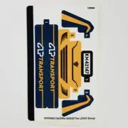 LEGO STICKER SHEET 42147 Dump Truck Technic Stickers Decals
