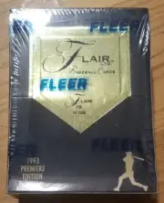 1993 Fleer Flair MLB FACTORY SEALED Box 24 Packs Premiere Edition MINT!