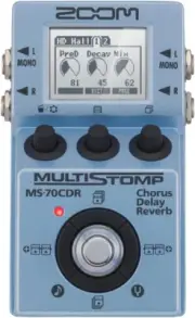 Zoom MS-70CDR Chorus Delay Reverb Guitar Effects Pedal