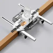 Aluminum Alloy Door Hinge Jig Guide Woodworking Hole Opener Door Slotting Locator Door Lock Jig for Door Lock Installati