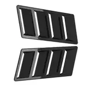 2× Car Decorative Air Flow Intake Hood Scoop Front Bonnet Vent Bonnet Covers
