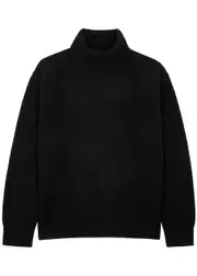 Frame Roll-neck Cashmere Jumper - Black - M M