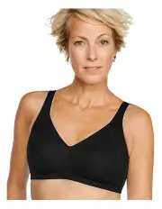 [Naturana] Wellness Double Contour Soft Bra in Black