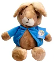 NWT Peter Rabbit Soft Eyes Blue Jacket 17" Plush Baby Lovey 2019 Easter Bunny #B