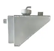For Nissan Skyline R31 Bottle Silver Aluminum Coolant Expansion Overflow Tank