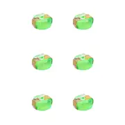 6PK Dudley's World Of Pets Medium Pet Exercise Wheel Rat/Hamster Play Toy Green