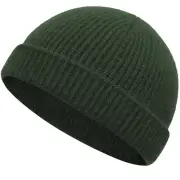 Fisherman Beanie Hat Watch Cap Thin Wool Mens Short Beanies Hats for Men Wome...