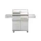 Crossray 169cm Stainless Steel 4 Burner Gas BBQ/Barbeque Outdoor Grill w/Trolley