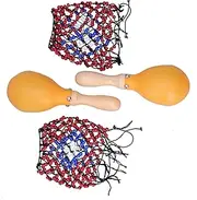 Premium Maple Sand Hammer Ergonomic Handle BrightCrisp Sound Ideal for Concerts Parties and Developing