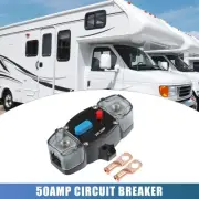 1 Set 200A Circuit Breaker 12V-48V DC with 2pcs Battery Terminals for Boats