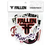 Fallen Footwear Assorted Slam'em On Vinly Stickers For Skateboards - Pack 1