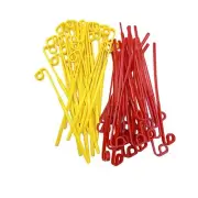 50-Pack Universal Flexible Line Blades for Weed Eater Trimmers Edgers Thicken...