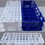 40/60Holes 3 Layers Plastic Test Tube Rack Holder Storage Stand Lab Equipment