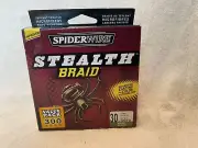 Spider Wire Stealth Teflon Treaded Braid 300 Yard 30 Lb