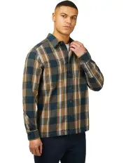 [Ben Sherman] Twill Check Overshirt in Dijon