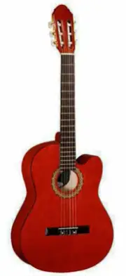 Odessa 4/4-Size Classical/Nylon String Guitar with Cutaway in Dark Gloss Finish