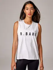 Running Bare Black Easy Rider Muscle Tank. Shop Workout Singlets