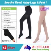 20-30 mmHg Women Compression Pantyhose Nurse Stockings Support Varicose Veins