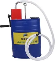 QccHieUs Hand Pressure Type Manual Oil Pump Filler Supplies Pumping Oil Multiuse Vehicle Labor Saving Transmission Oil Filling Pump, A Blue