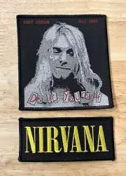 Rare Kurt Cobain And Nirvana Patch