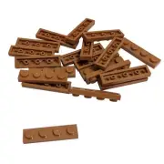 20 NEW LEGO Plate 1 x 4 Medium Nougat