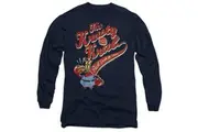 SpongeBob SquarePants Unisex Adult The Krusty Krab T-Shirt (Navy) - UTTV10564
