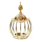 Metal Birdcages Scent Diffusers Gold Incenses Burners for Calming Environment
