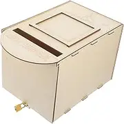 ZUNOXAZ Wall Mounted Vintage Letter Box Rain Suggestion Box for Villa Craftsmanship for Outdoor Use for Mail and Comments