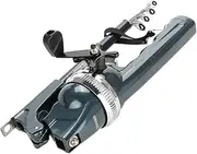 [DEWIN] Folding Fishing Rod, Telescopic Fishing Rod Lightweight Plastic Folding Integrated Fishing Handle and Enclosed Reel Tackle Accessory