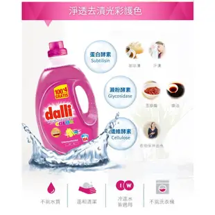 【德國Dalli達麗官方直營】全效/護色/抗敏濃縮洗衣精3.65L 2入組