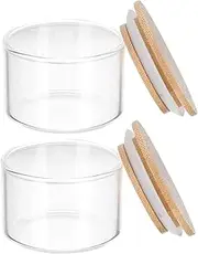 AUTSUPPL Glass Nail Liquid Cups Chic Nail Art Containers for Salon Personal Use