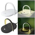 10W Fast Wireless Charger Pad Desk Lamp 3 Color Modes for Home Dorm Office