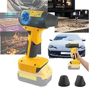 Leaf Blower for Dewalt 20 V Battery, Compressed Air Duster, Mini Jet Dry Blower, Dust Blower, Electric Dust Blower 130,000 RPM High Speed Blower, Turbo Dryer Car, Leaves Blowing (No Battery)