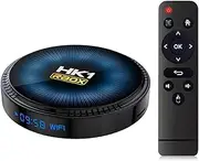 Android TV Box, Smart TV Box 10.0 4GB RAM 64GB ROM S905W2 Quad-Core 64-Bit ARM Cortex-A53 2.4G/5G Dual WiFi 10/1000M Ethernet, Support H.265/4K Ultra HD/3D/BT 5.0/HDMI 2.0,4gb+32gb