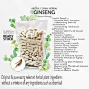Capsule Panax Ginseng Natural Organic Herbal 100-500 Gram