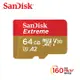 【SanDisk】Extreme microSDXC UHS-I(V30)(A2) 64GB 記憶卡
