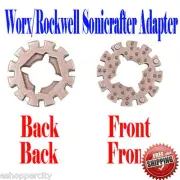 For Worx Rockwell Sonicrafter Arbor Adapter Oscillating Multi Tool Blade Fit