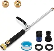 Jetson High Pressure Washer, Jet Nozzle Power Washer for Garden Hose, 2-In-1 Pressure Washer Wand with 2 Different Nozzles and Quick Connectors Patio Car Window Washing
