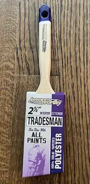 6022 2-1/2" Tradesman - Blend Polyester - Angular Sash Brush, by Arroworthy