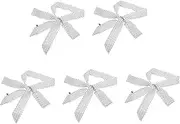 [Generic] Pack of 5 Fashionable Women's Scarf Silk Scarf Handkerchief Lightweight Chiffon Active for Women