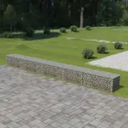 Gabion Wall with Covers Galvanised Steel 600x50x50 cm