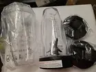 Blender Replacements Fit Ninja 24oz with 7 Fin Blades & Seal Lid Fit Nutri Ninja