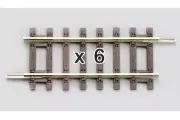Piko 55205 HO Scale Straight Track 62 mm Order 6x
