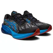 ASICS Men's NOVABLAST 3 Running Shoes, Black/Island Blue