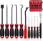 Swpeet 11Pcs Long Magnetic Telescoping Tool Kit, Precision Scraper Gasket Scraping Hose Removal and Fastener Remover Set Perfect for Automotive and Electronic Tools