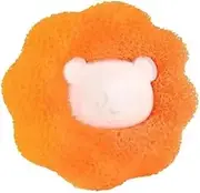Pet Hair Remover Reusable Ball Laundry Washing Machine Filter Wool Sticker Cat Hair Remover Pet Fur Lint Catcher Home(Orange 12pcs)