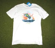 Men's (L) COLUMBIA SPORTWEAR Watercolor Sailfish T-Shirt (Swordfish/ Marlin) PFG