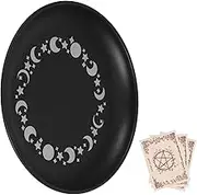 GREENADSCAPE Stainless Steel Altar Tray Candle Holder Elegant Decorative Plate for Tealight Candles Multi Functional Storage for Jewelry Unique Patterns for Home Decor and Ceremonies